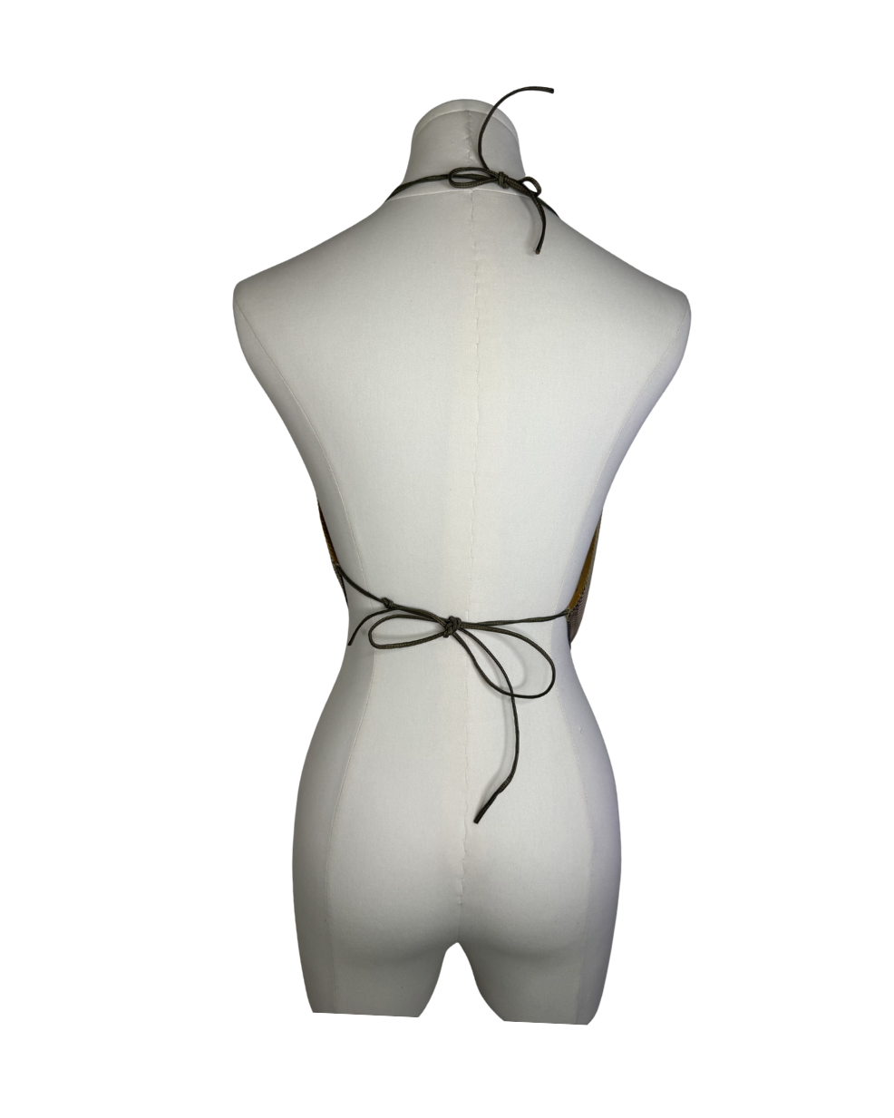 Vintage Gold Chainmail Halter Top