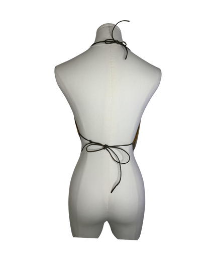 Vintage Gold Chainmail Halter Top