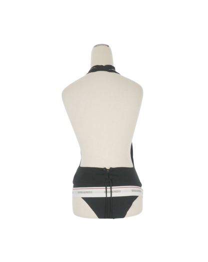 Dsquared² F/W 2023 Crystal Musical Note Bodysuit