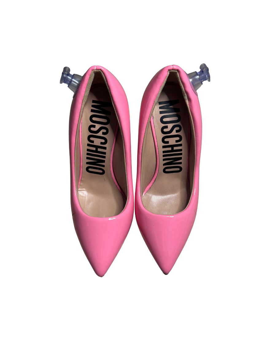 Moschino Pink Inflatable Heels