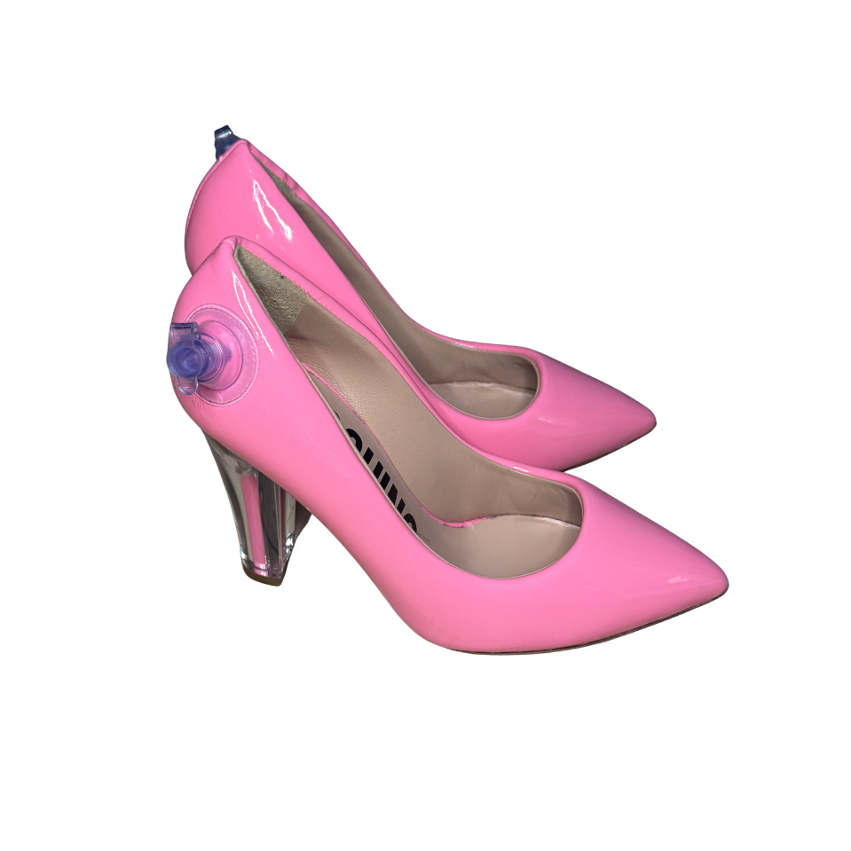 Moschino Pink Inflatable Heels