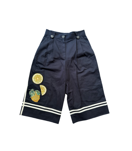 Dolce & Gabbana Sequin Lemon Shorts