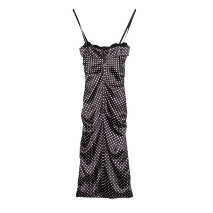 Dolce & Gabbana Polka Dot Silk Dress