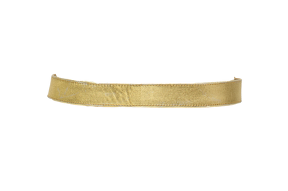Saint Laurent Gold Leather Belt