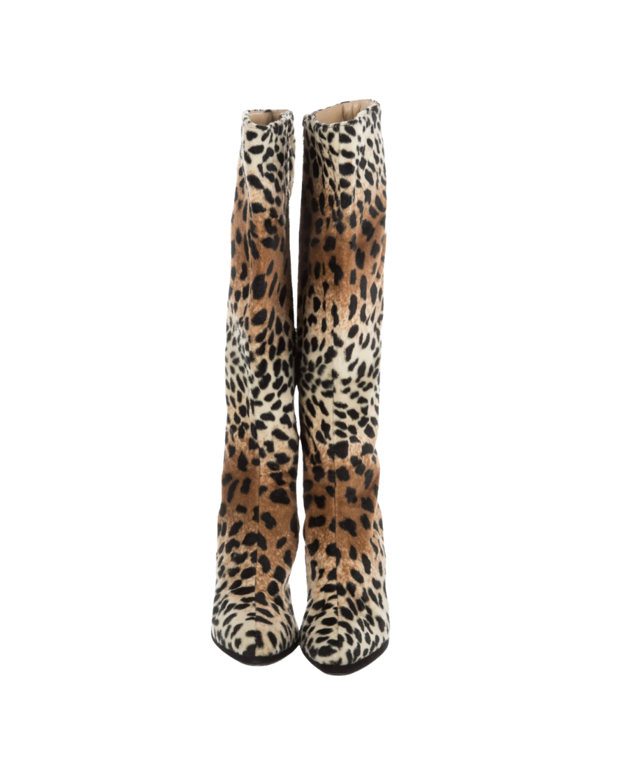 Todd Oldham Leopard Boots
