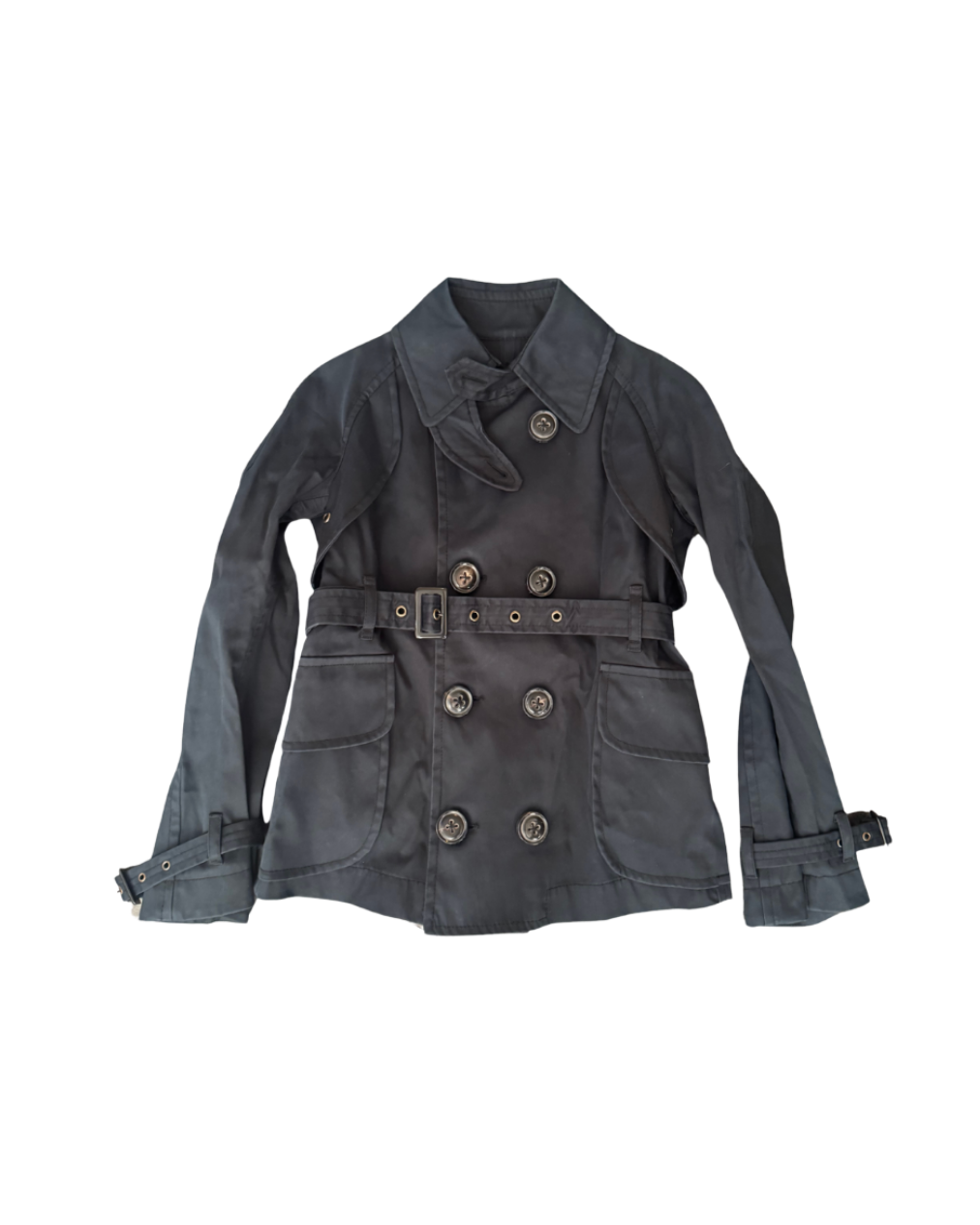 Dsquared² Short Black Trench Coat