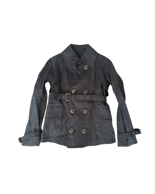 Dsquared² Short Black Trench Coat