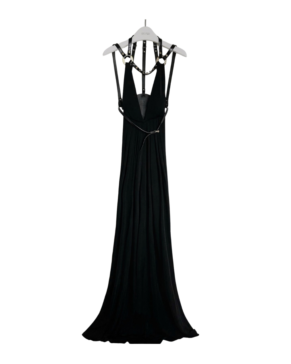 Dsquared² Leather Detailed Bondage Gown