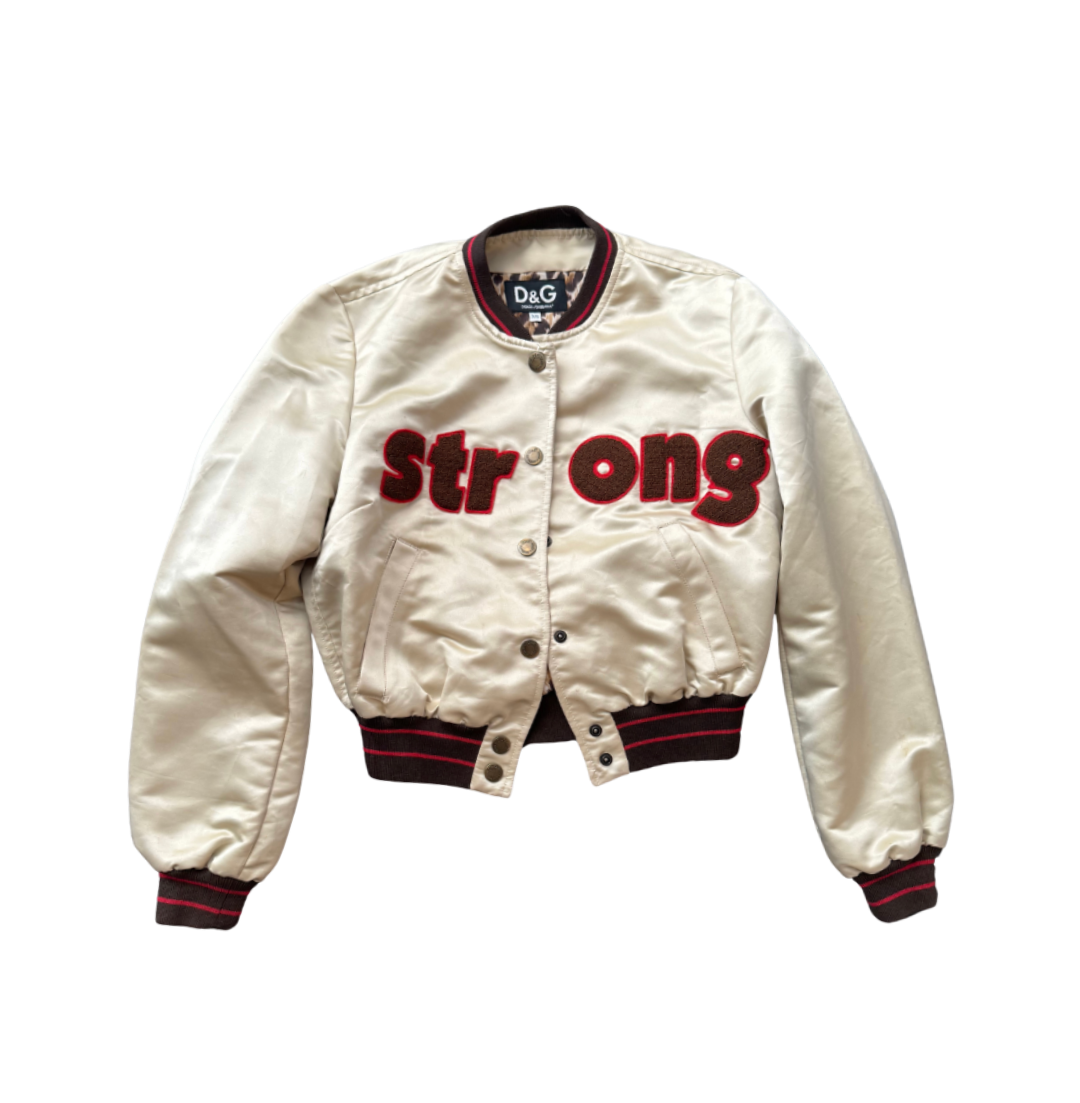 Dolce & Gabbana Cropped Bomber Jacket