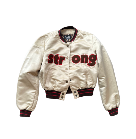 Dolce & Gabbana Cropped Bomber Jacket