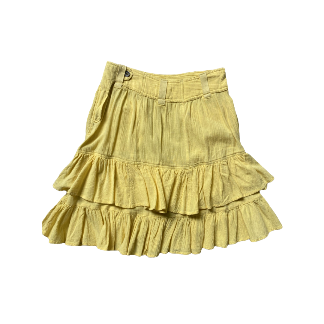 Diesel Yellow Flowy Skirt