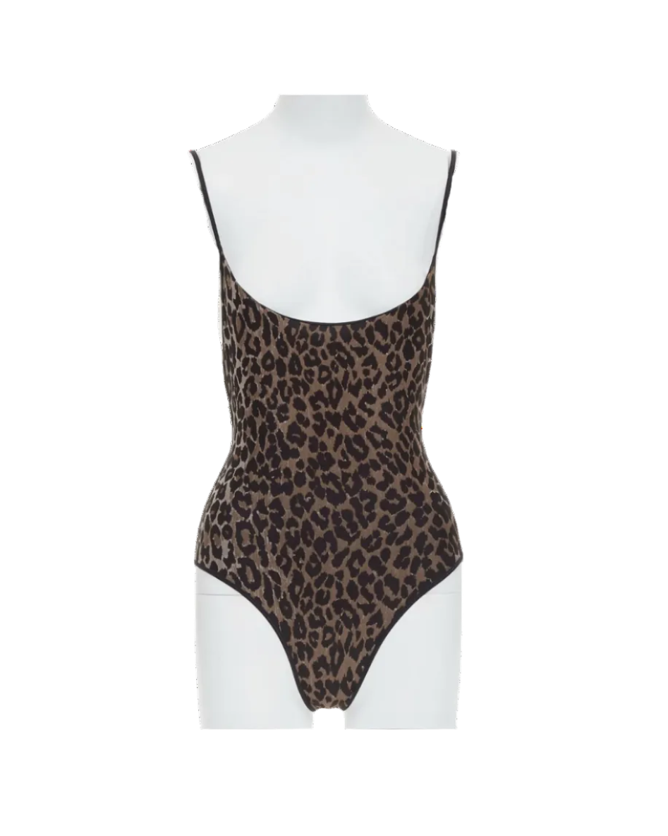 Dolce & Gabbana Mare Leopard Bodysuit
