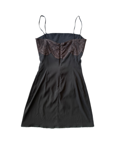 Dolce & Gabbana Sheer Lace Cutout Mini Dress