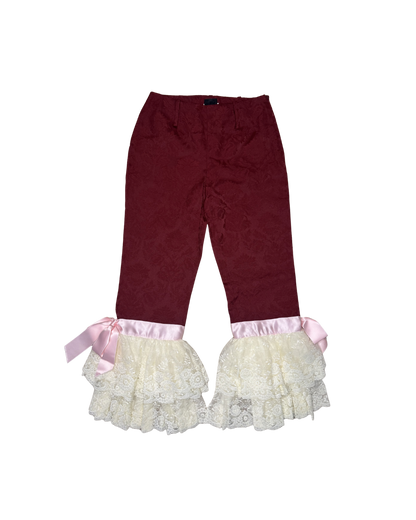 Dolce & Gabbana Lace Ruffle Pants