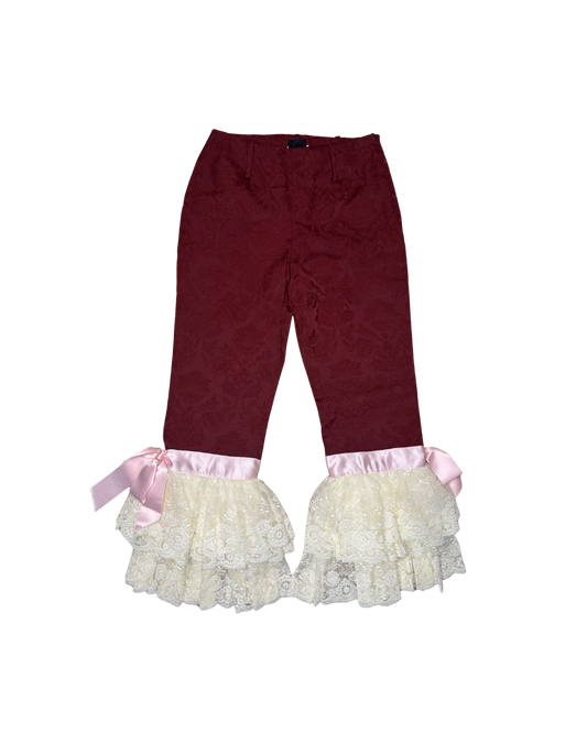 Dolce & Gabbana Lace Ruffle Pants