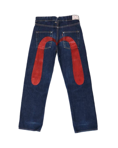 Evisu Red Daicock Jeans