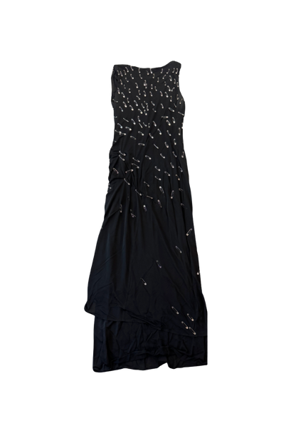 Moschino Cheap & Chic Safety Pin Maxi Dress