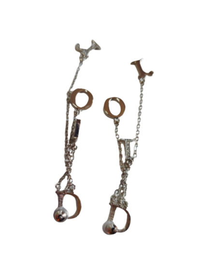 Christian Dior Rhinestone Waterfall Earrings