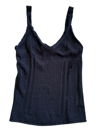 Dolce & Gabbana Knit Black Cami Top