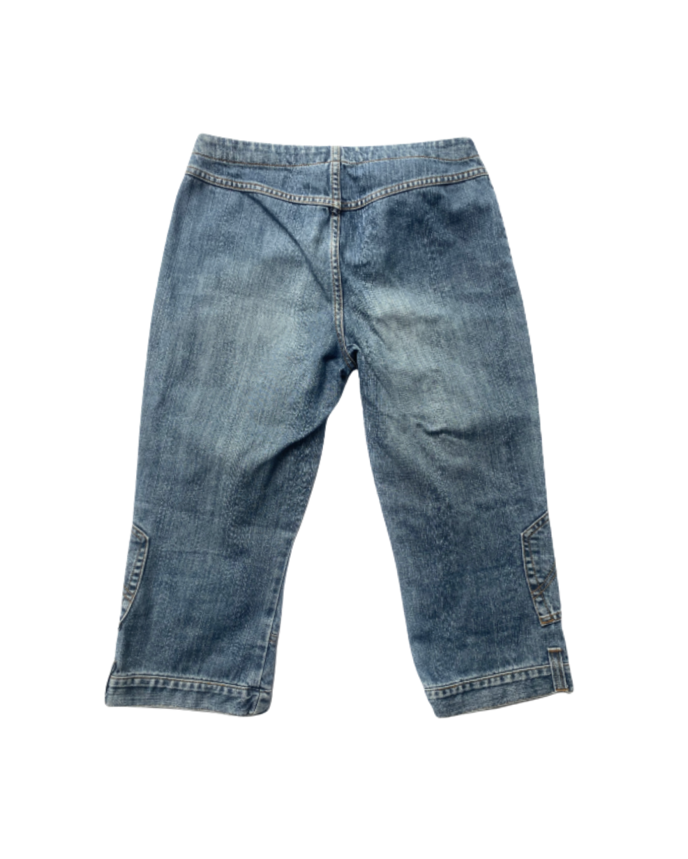 Dolce & Gabbana Upside Down Denim Capri Jeans