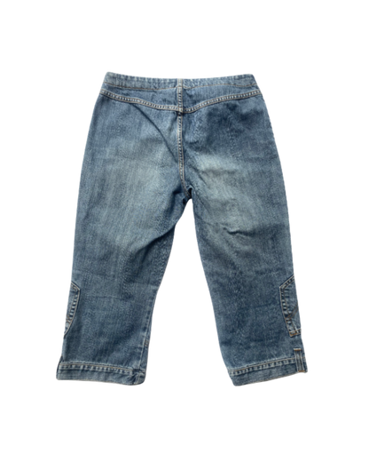 Dolce & Gabbana Upside Down Denim Capri Jeans