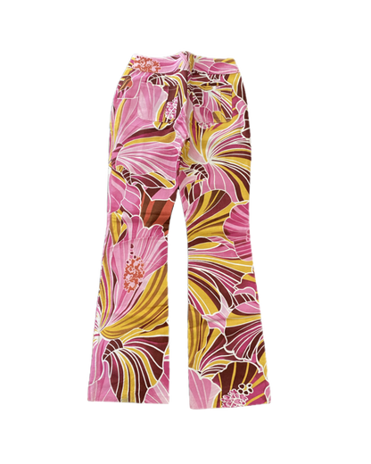 Dolce & Gabbana Floral Linen Pants