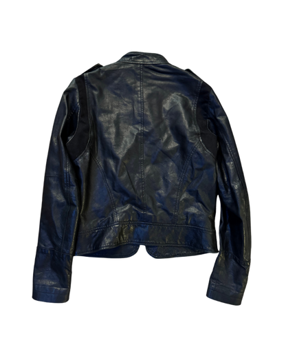John Galliano Leather Military Style Jacket
