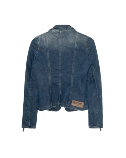 Moschino Jeans Denim Butterfly Blazer