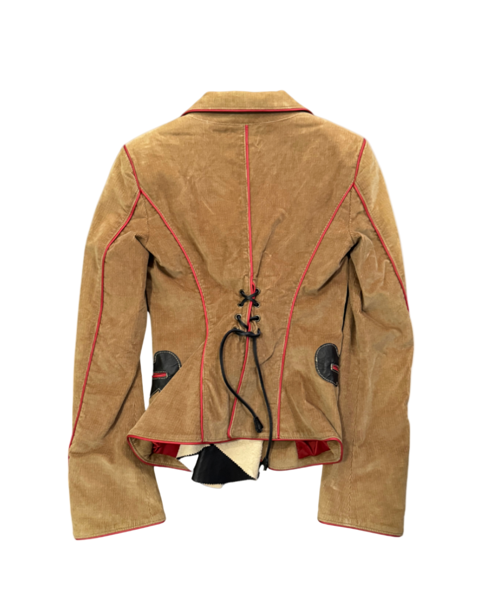 Dsquared² Camel Corduroy Jacket