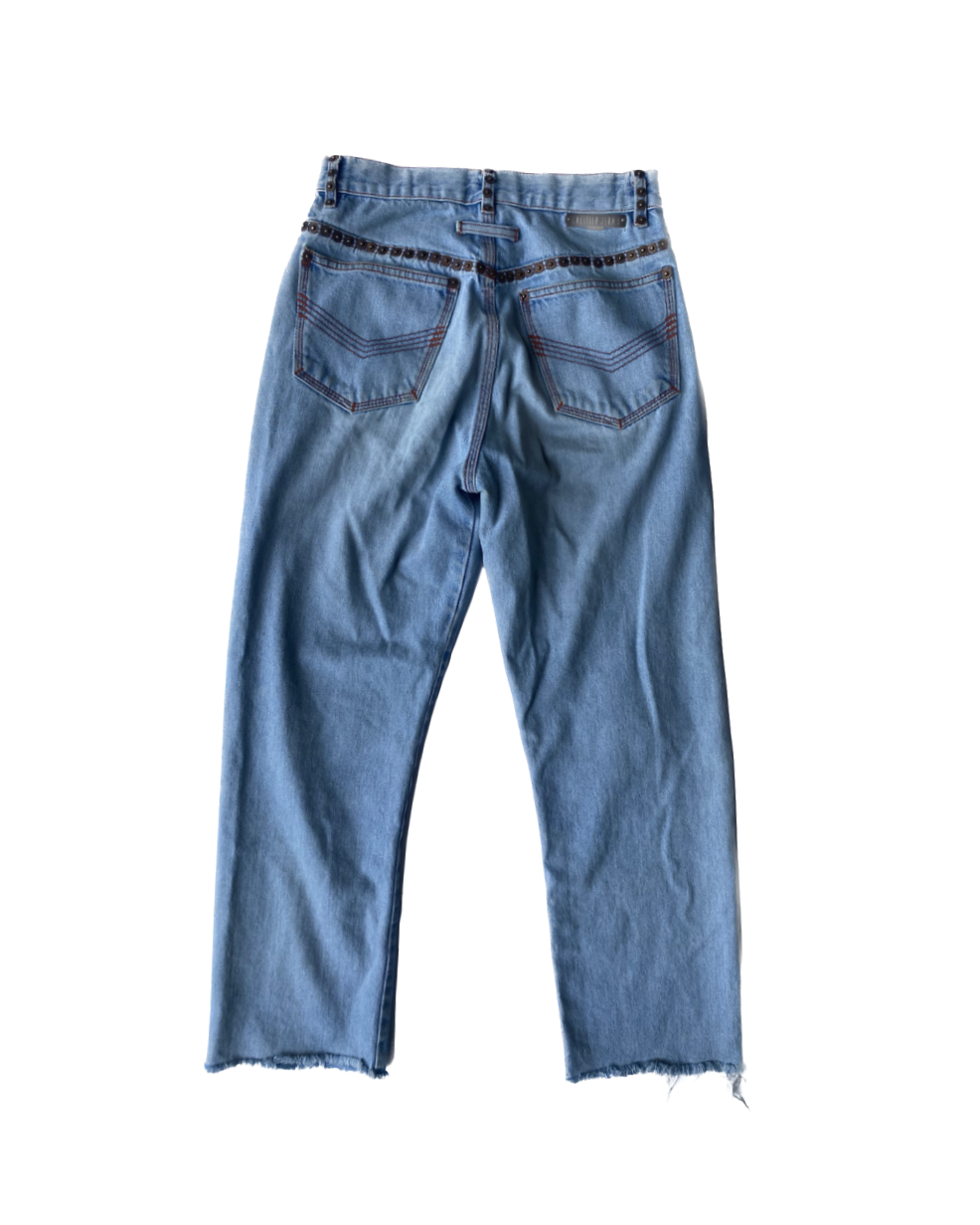 Gaultier Jeans with Rivet Details