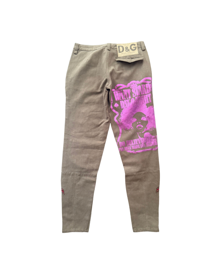 Dolce & Gabbana “Fun Is My Life” Utility Pants
