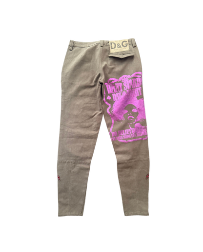 Dolce & Gabbana “Fun Is My Life” Utility Pants