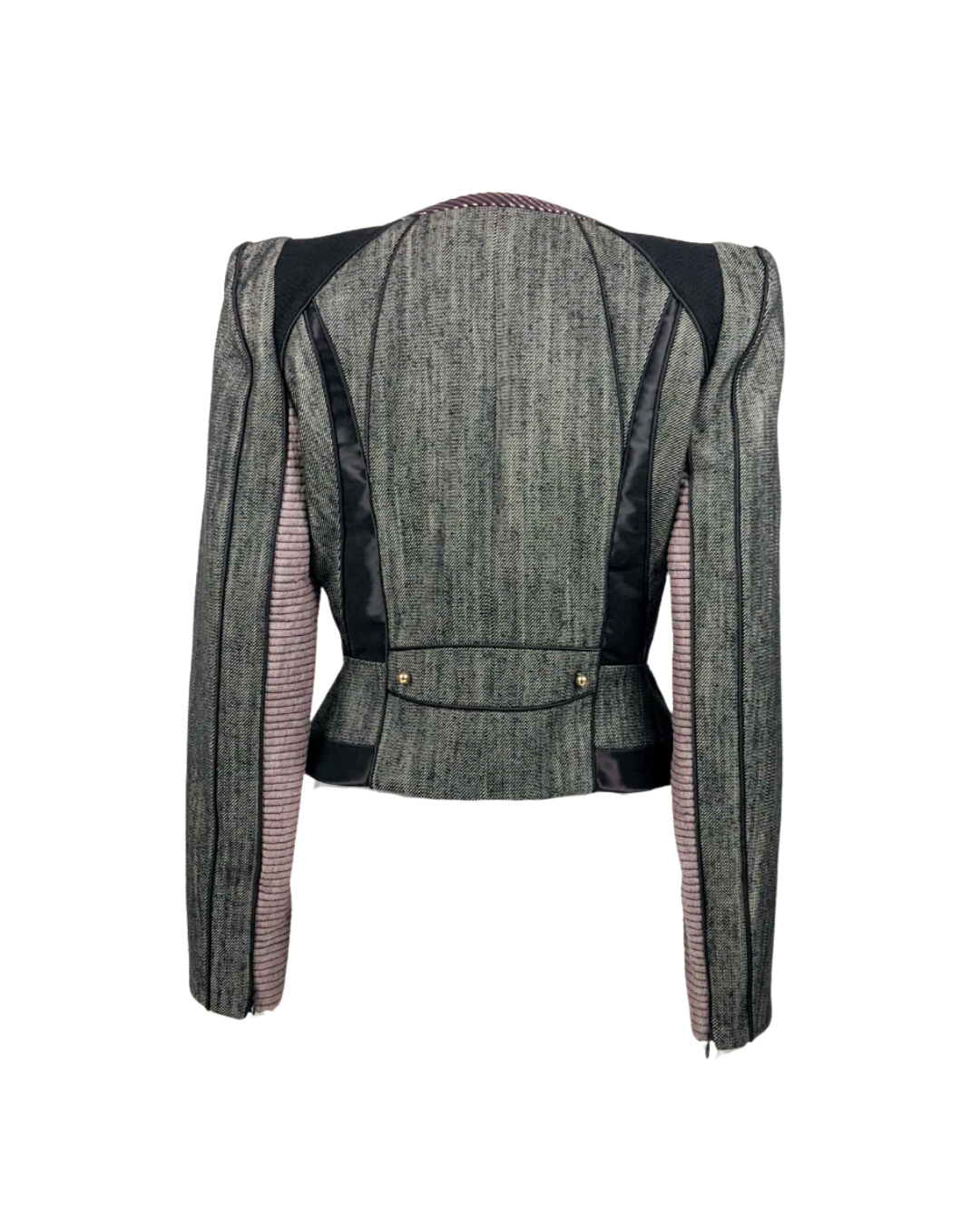 Louis Vuitton Denim Mixed Material Corset Jacket