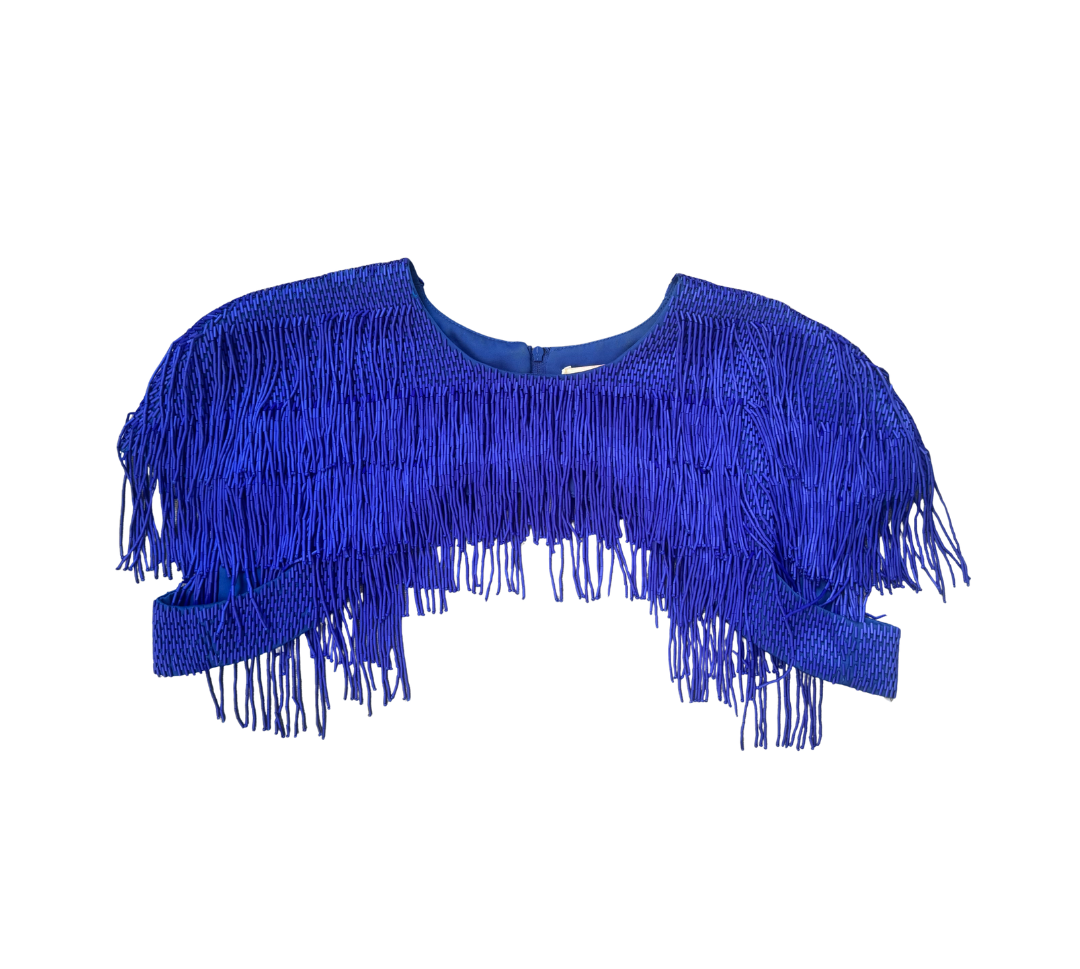 Sass & Bide Blue Beaded Bolero