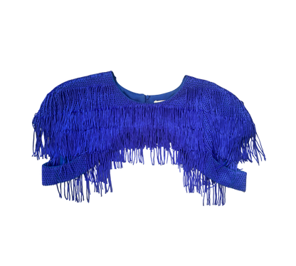 Sass & Bide Blue Beaded Bolero