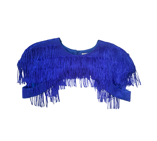 Sass & Bide Blue Beaded Bolero