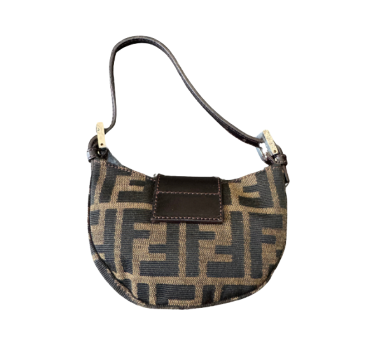 Fendi by Karl Lagerfeld Logo Croissant Mini Bag