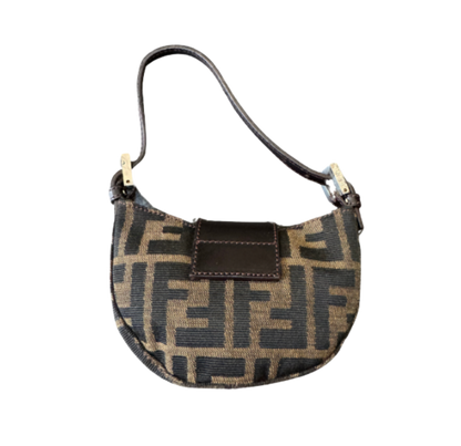 Fendi by Karl Lagerfeld Logo Croissant Mini Bag