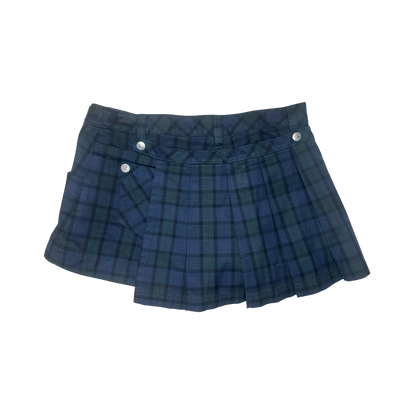Burberry Convertible Plaid Skort/Shorts