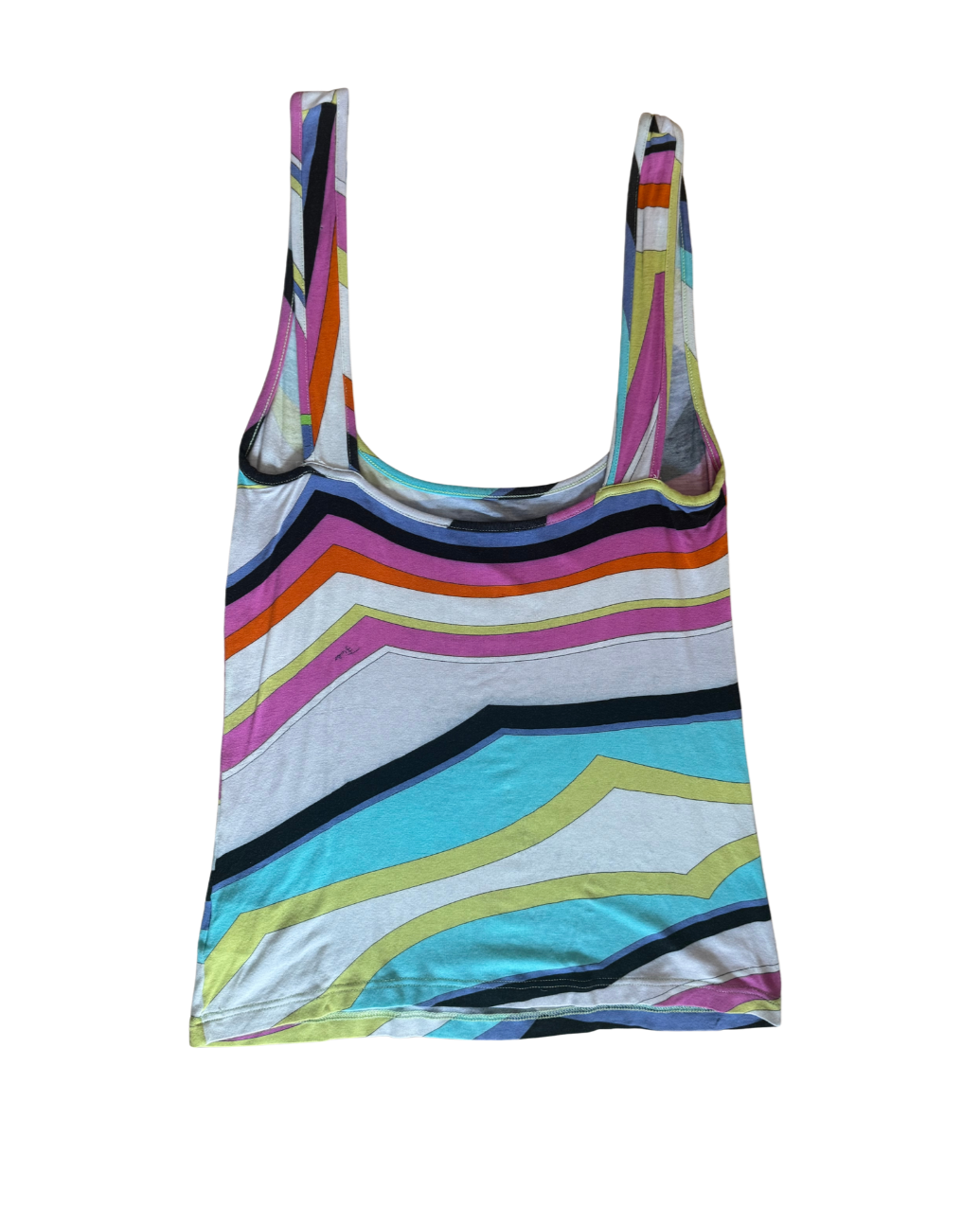 Emilio Pucci Multi-Colored Tank Top