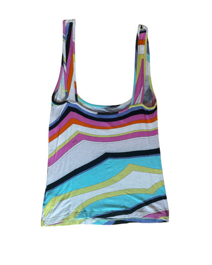 Emilio Pucci Multi-Colored Tank Top