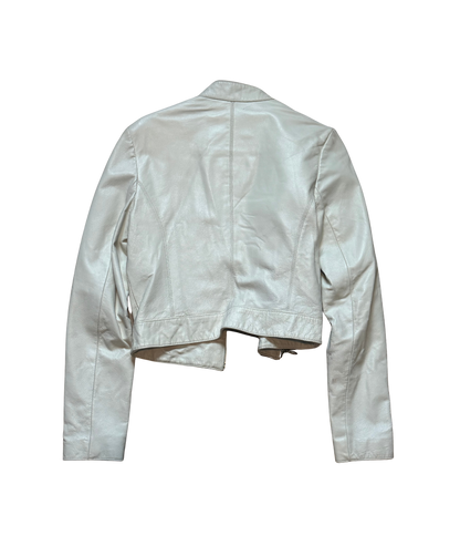Wilsons Leather White Leather Jacket