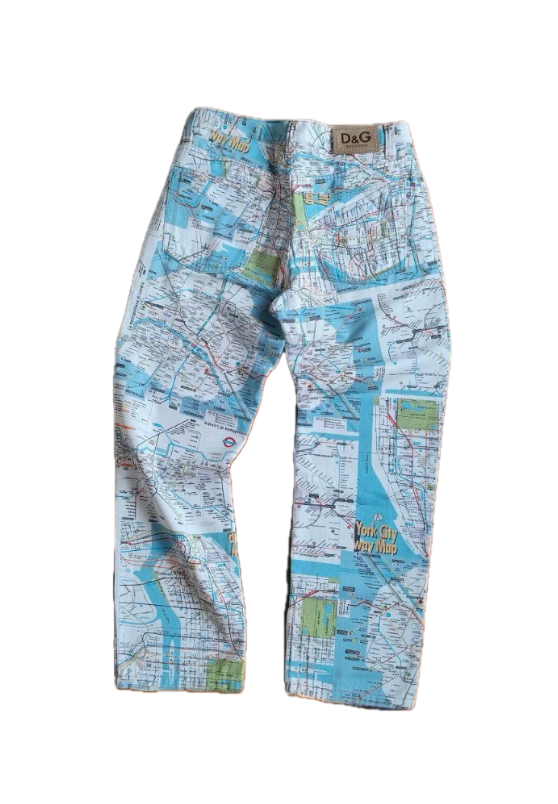 Dolce & Gabbana NYC ‘Underground’ Printed Jeans