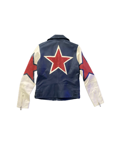 Diesel Suede & Leather Star Riders Jacket