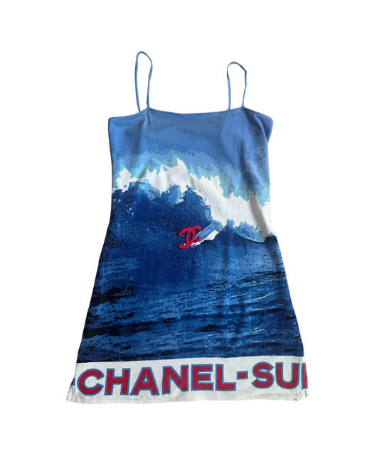 Chanel Surf Logo Mini Dress