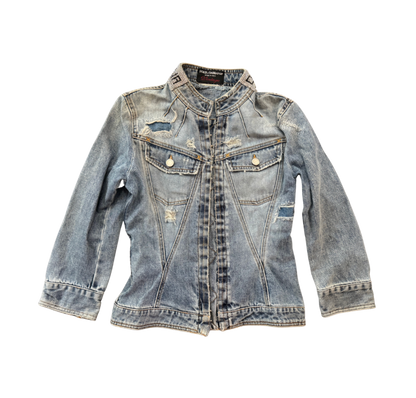 Dolce & Gabbana Denim Rhinestone Jacket
