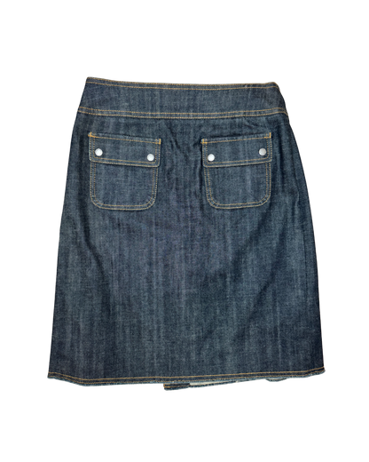 Burberry Denim Midi Skirt