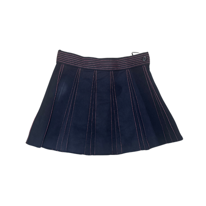 Valentino Pleated Mini Skirt