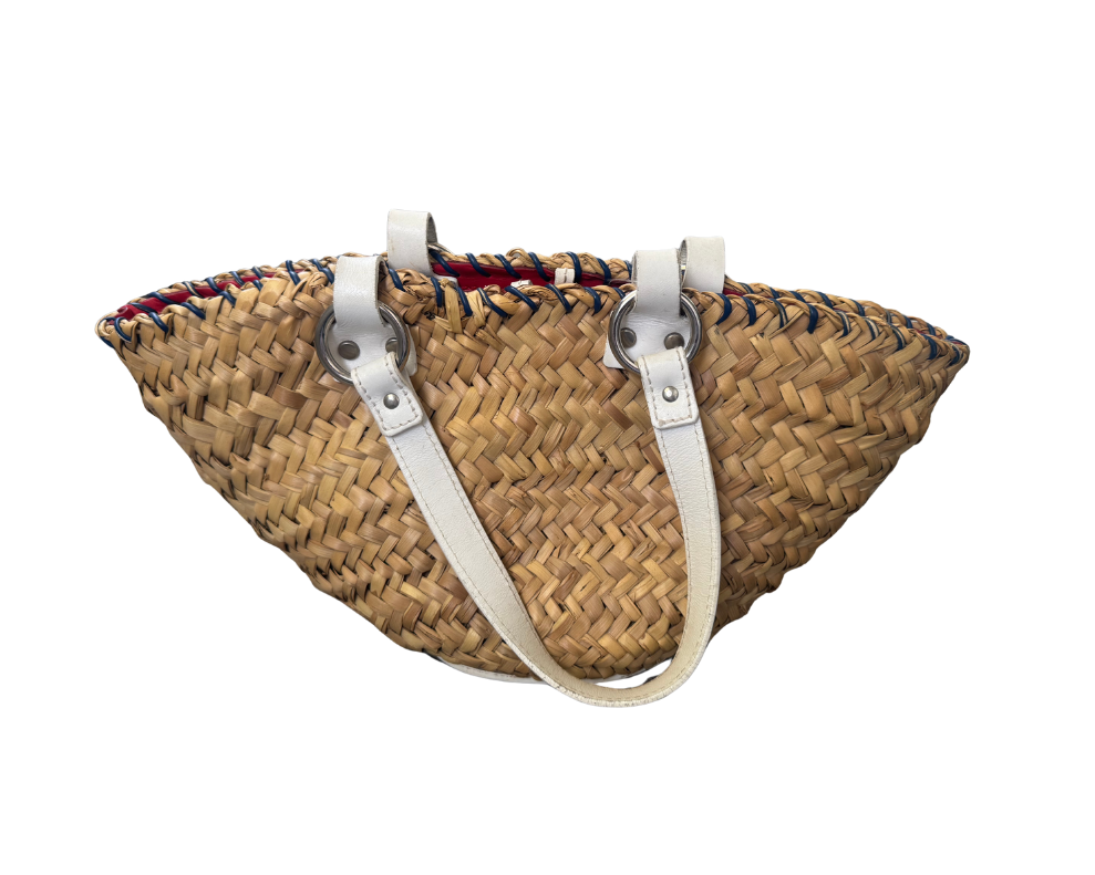 Dolce & Gabbana Italia Straw Bag