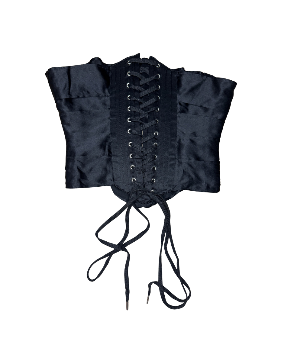 Roberto Cavalli Black Waist Corset